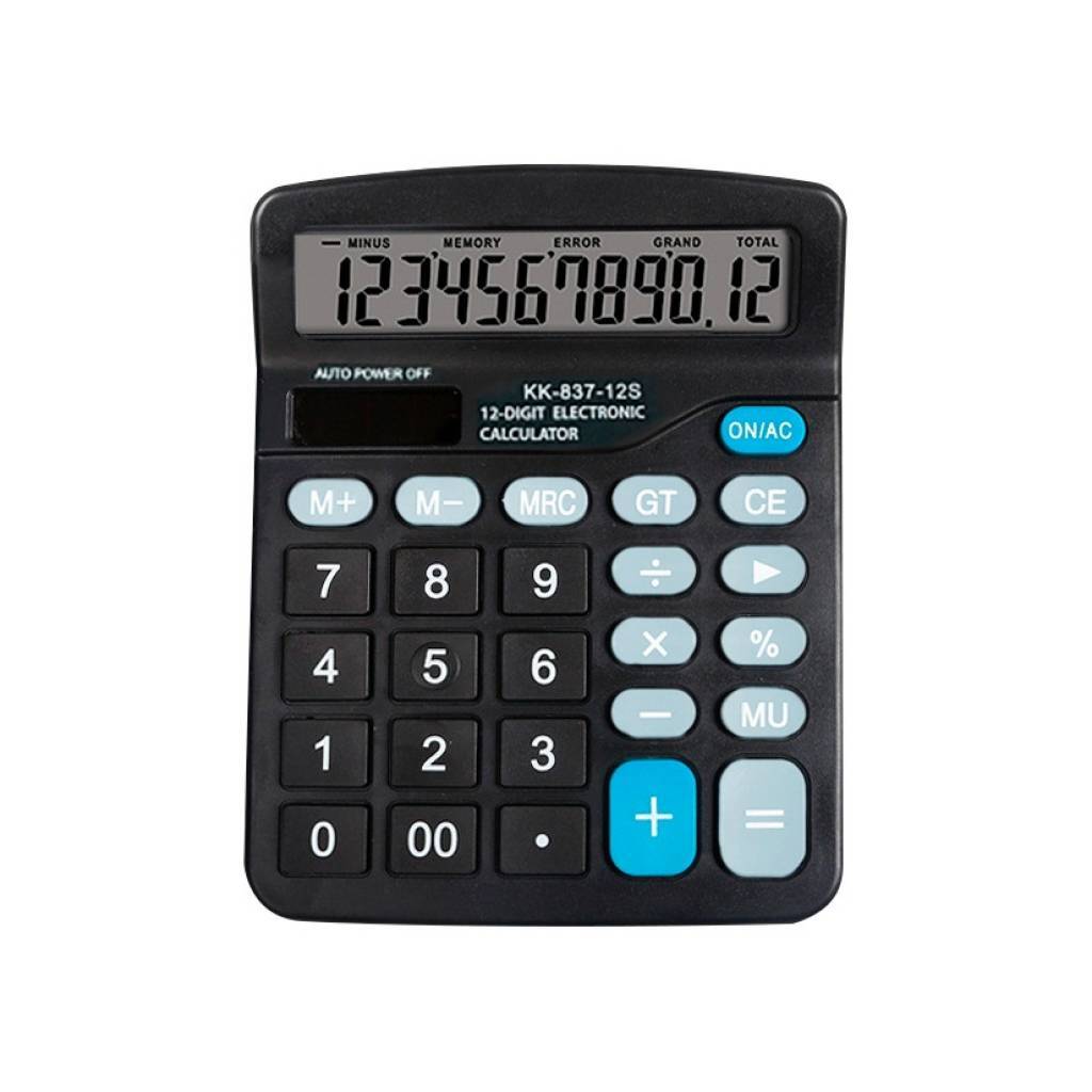 CALCULADORA DE ESCRITORIO KK-837-12S 