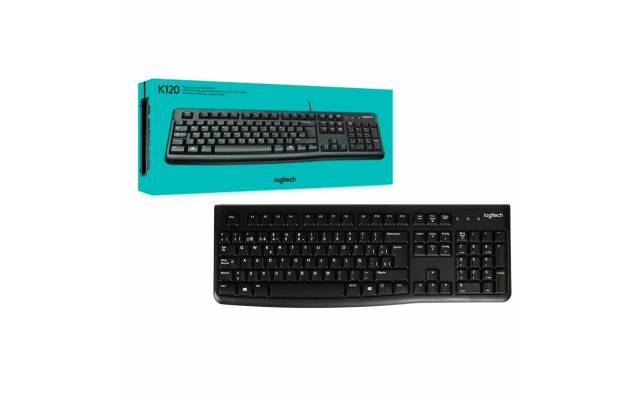 Teclado Logitech K120 USB en español Teclado USB Plug and Play