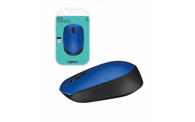 Mouse Logitech M170 Inalambrico Azul