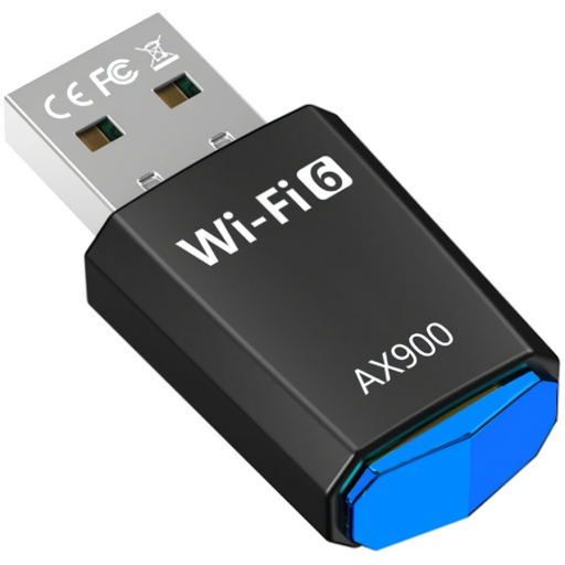 ADAPTADOR USB WIFI AX900 802.11AX 900MBPS INALAMBRICO WIRELESS PC NOTEBOOK LAPTOP  