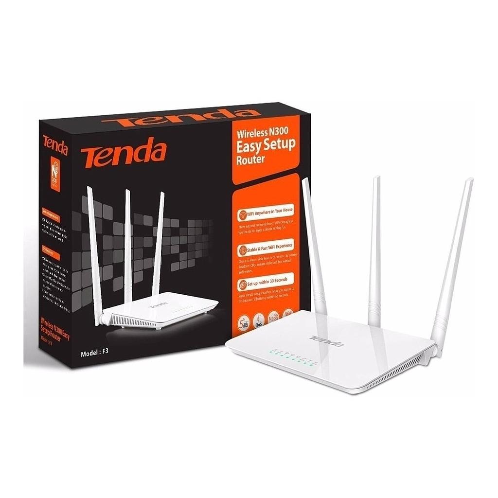 ROUTER TENDA WIRELESS F3 300 MBPS