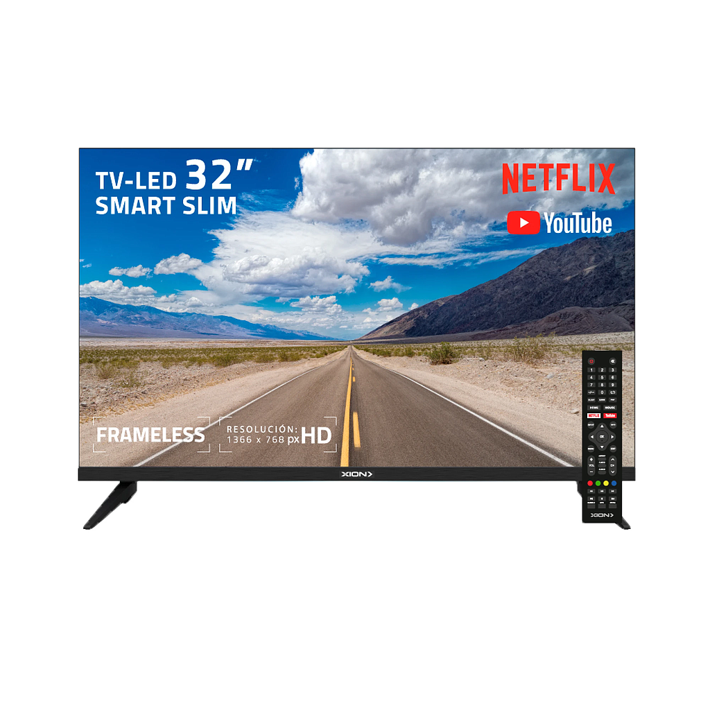 LED-TV 32"XION SMART  XI-LED32SLIM-CU 1366 X 768 PIXELES 