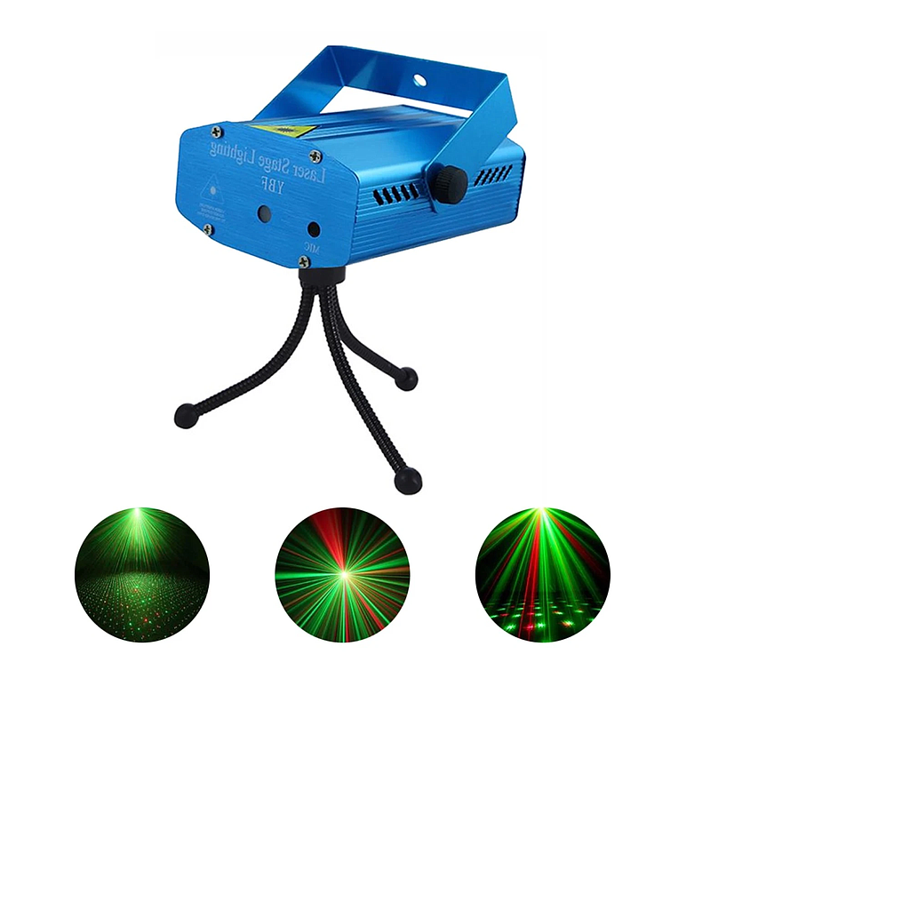 PROYECTOR LASER 5 EN 1 LEDSTAR MODELO HJ-08