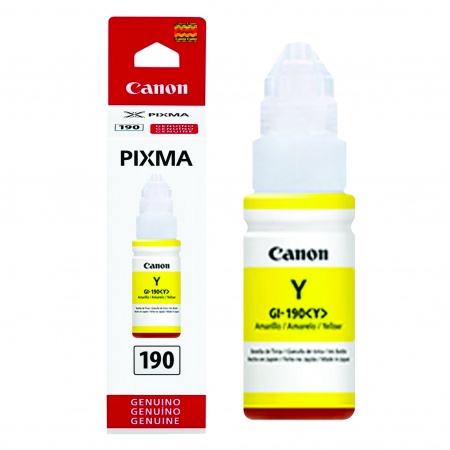  Botella Tinta Canon Original Gl-190 Amarilla