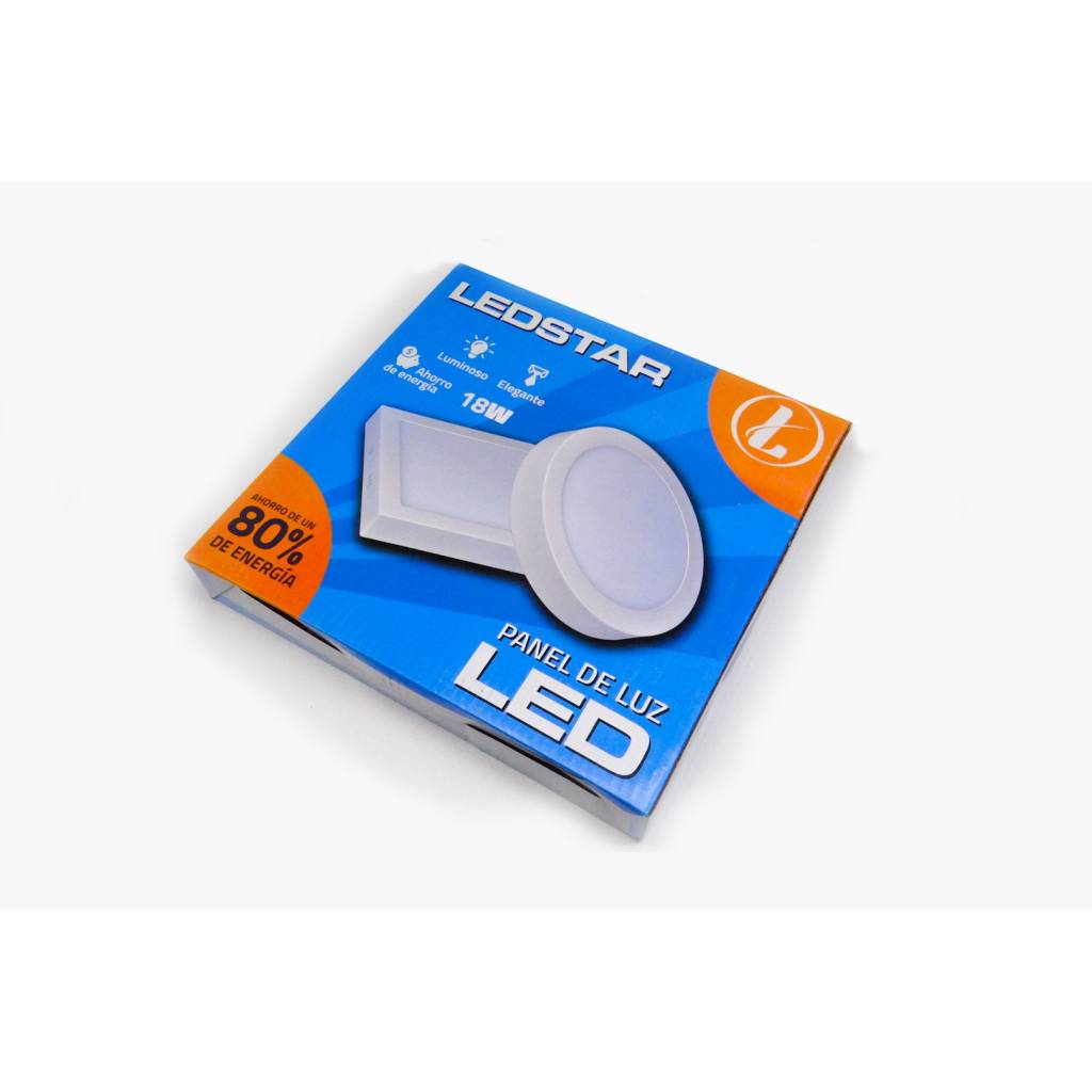 LUZ PANEL LED 18W COD LAC-18W CUADRADO LEDSTAR