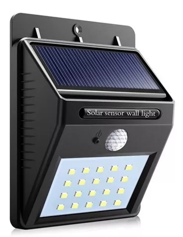 FOCO DE LUZ LED SOLAR  C/SENSOR DE MOVIMIENTO LEDSTAR COD7996