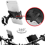 SOPORTE CELULAR MOTO BICICLETA MONOPATIN UNIVERSAL DE ALUMINIO T03683