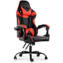 Silla Gamer Lumax ROM negro/rojo Almohadones desmontables.